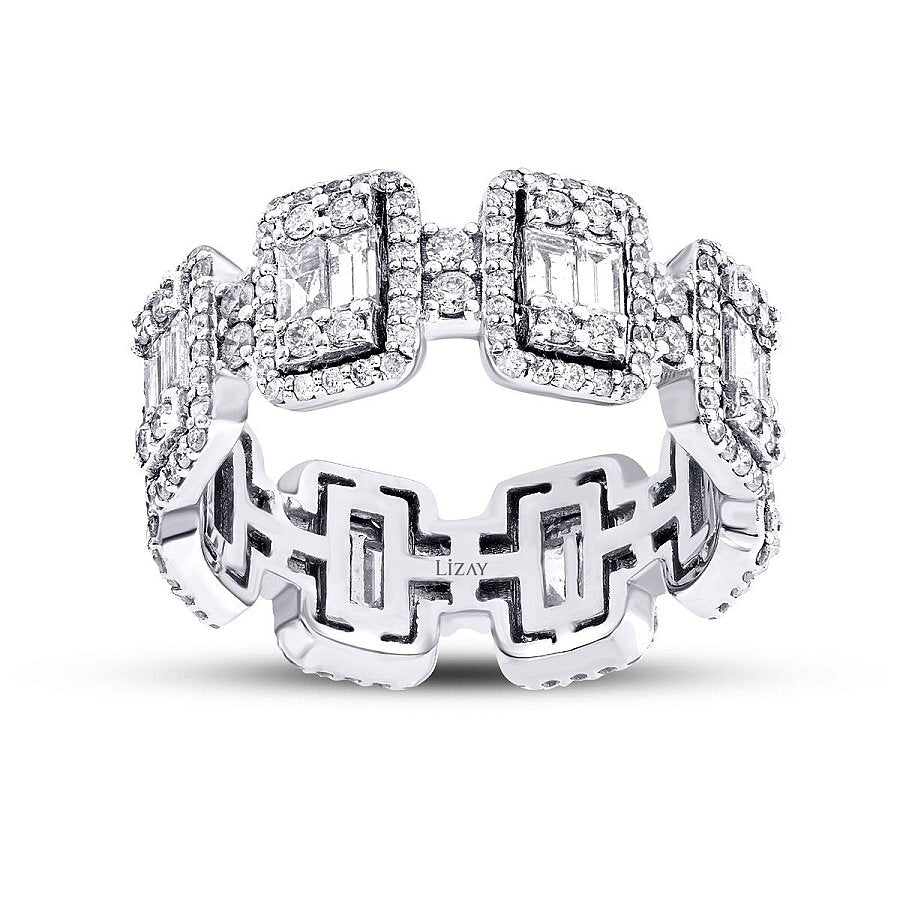 2.06 ct. Diamant Baguette Eternity Ring