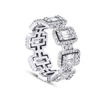 2.06 ct. Diamant Baguette Eternity Ring