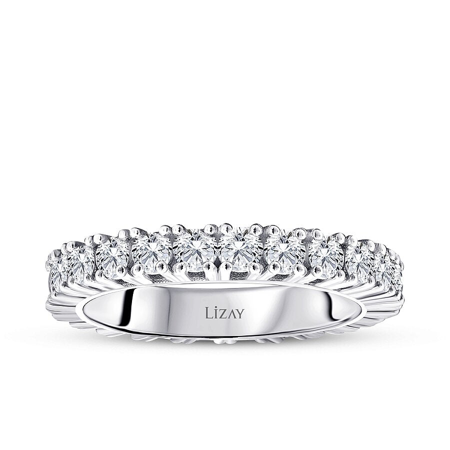 0.70 Karat Diamant Halb-Eternity Ring