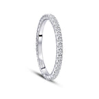 0,50 ct. Diamant Memoire-Ring