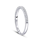 0.25 ct. Diamant Halb-Eternity Ring