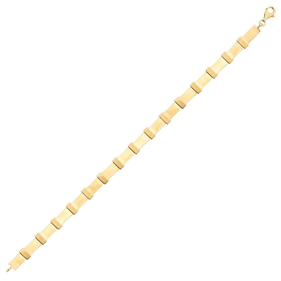 Detailreiches Trend-Armband aus Gold