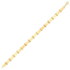 Detailreiches Trend-Armband aus Gold