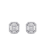 0,26 ct. Diamant Baguette Ohrringe