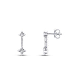 0,12 ct. Diamant Hängende Ohrringe