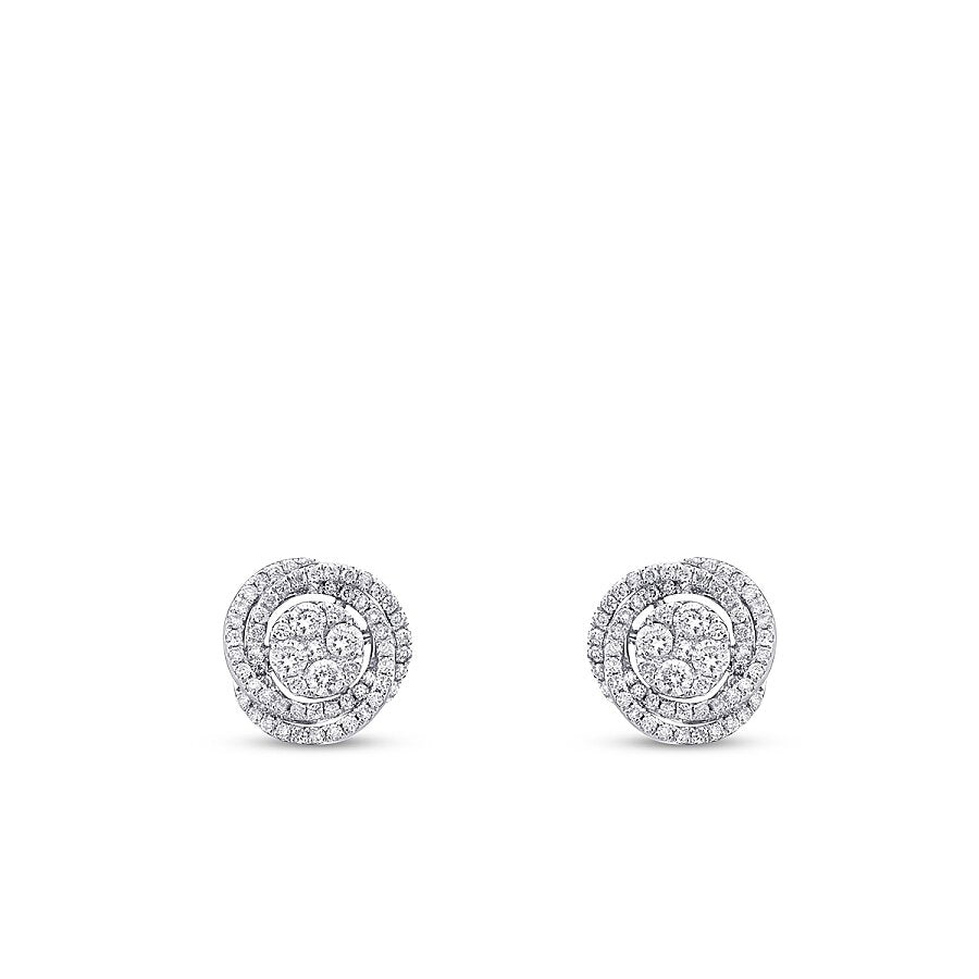 0,53 ct. Diamant Brillant Detailreiches Ohrringe