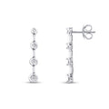 0,04 ct. Diamant Brillant Stein Ohrringe