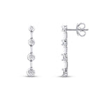 0,04 ct. Diamant Brillant Stein Ohrringe