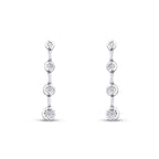 0,04 ct. Diamant Brillant Stein Ohrringe