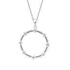 0,12 ct. Diamant Stein Brillant Halskette