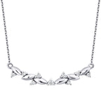 0,10 ct. Diamant Brillant Stein Halskette