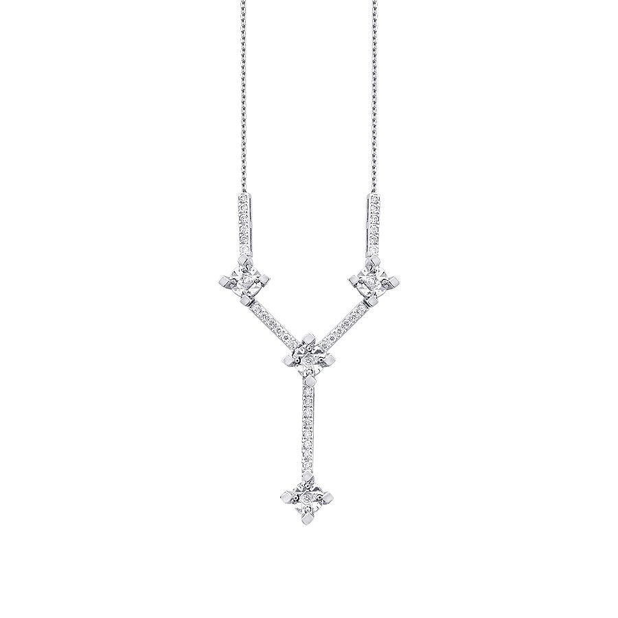 0,12 ct. Diamant Hängende Collier