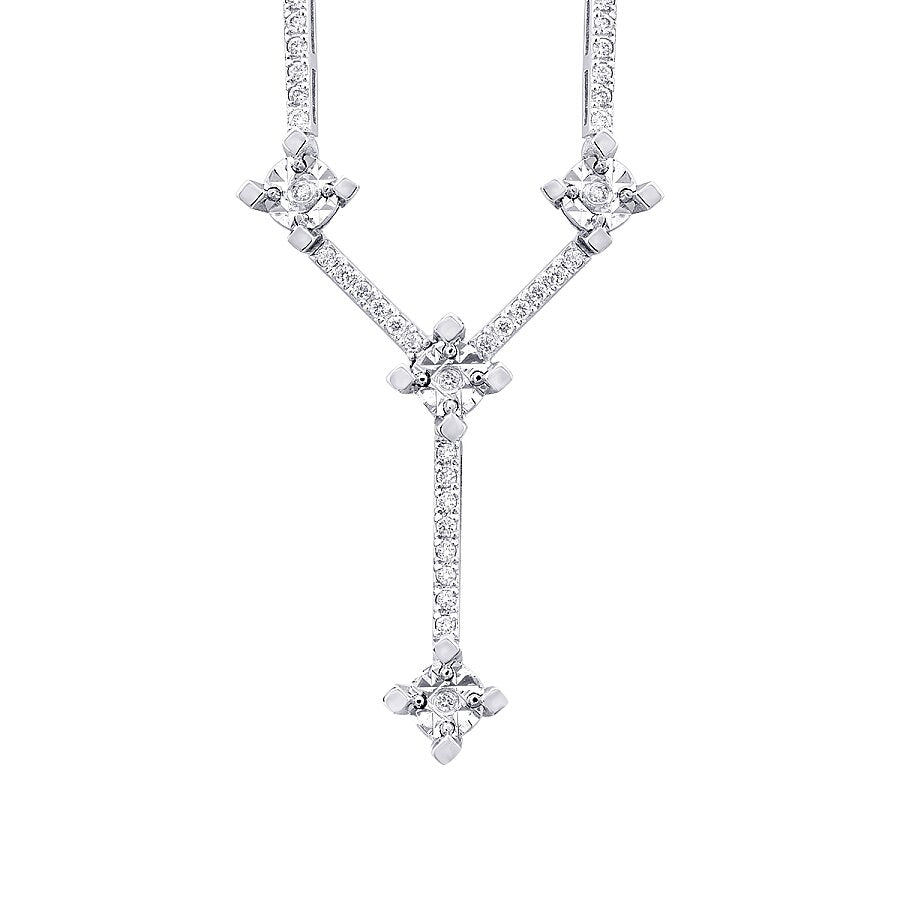 0,12 ct. Diamant Hängende Collier