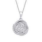 0,26 ct. Diamant Brillant Detailreiches Halskette
