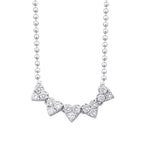 0,32 ct. Diamant Herz Halskette