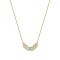 0,21 ct. Diamant Geometrisch Trend Halskette
