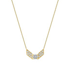 0,21 ct. Diamant Geometrisch Trend Halskette