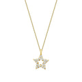 0,07 ct. Diamant Stern Halskette