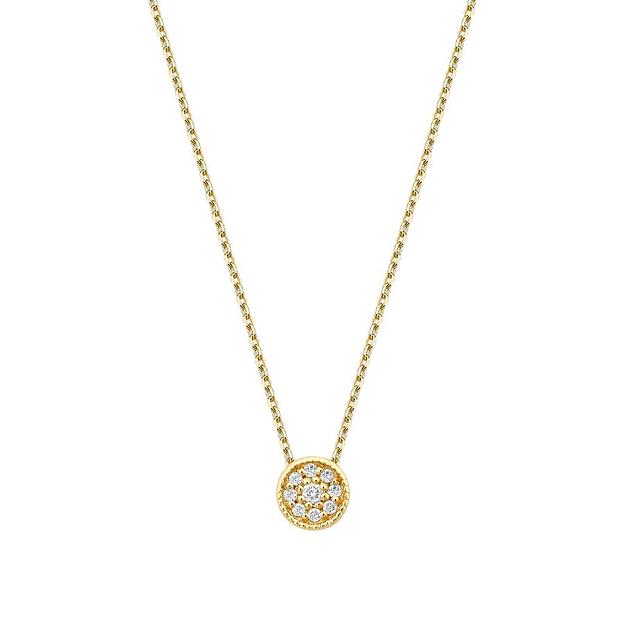 0,06 ct. Diamant Brillant Halskette