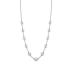 0,05 ct. Diamant Brillant Stein Halskette