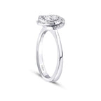 0,28 ct. Diamant Brillant Detailreiches Ring