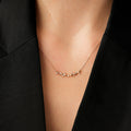 0,10 ct. Diamant Brillant Stein Halskette