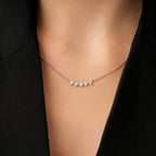 0,32 ct. Diamant Herz Halskette