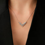 0,82 ct. Diamant Baguette Trend Collier