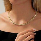 Trend-Halskette aus Gold