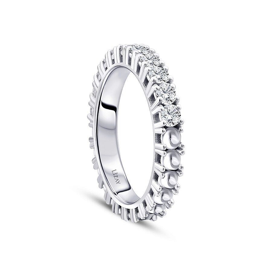 0,25 ct. Diamant Halb-Memoire-Ring