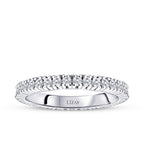 0.40 ct. Diamant Halb-Eternity Ring