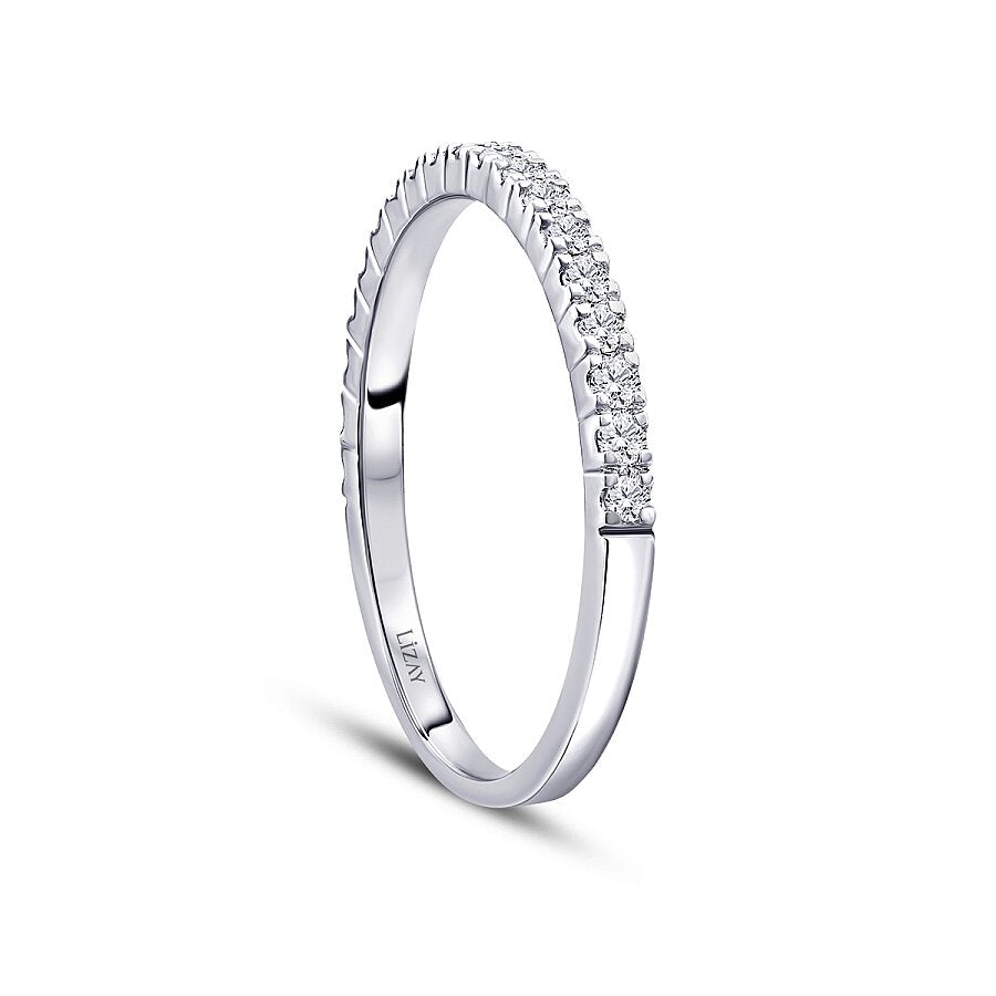 0.40 Karat Diamant Halb-Eternity Ring