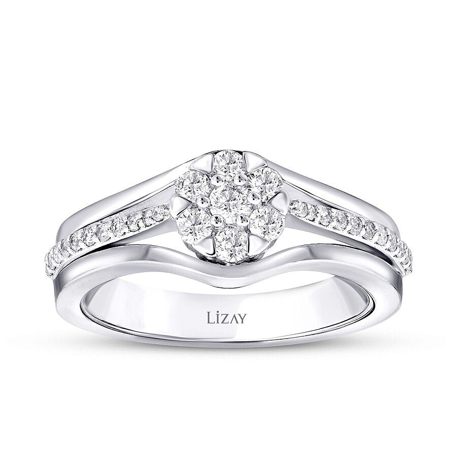 0,43 ct. Diamant Brillant Stein Ring