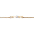 0,32 ct. Diamant Baguette Armband