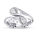 0,64 ct. Diamant Spiral Grobe Ring