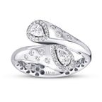 0,64 ct. Diamant Spiral Grobe Ring