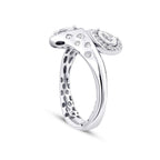 0,64 ct. Diamant Spiral Grobe Ring
