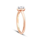 0,26 ct. Diamant Oval Solitärring