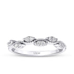 0,14 ct. Diamant Welle Detailreiches Trend Ring