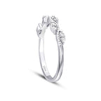 0,14 ct. Diamant Welle Detailreiches Trend Ring