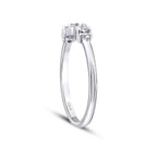 0,16 ct. Diamant Asymmetrisch Trend Ring