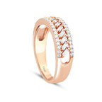 0,45 ct. Diamant Baguette Detailreiches Trend Ring
