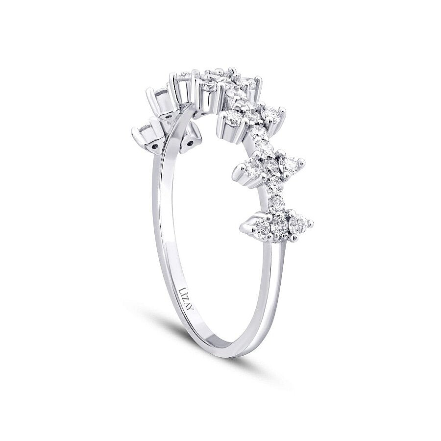 0,38 ct. Diamant Stein Trend Ring
