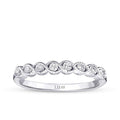 0,19 ct. Diamant Steinreihen Trend Ring