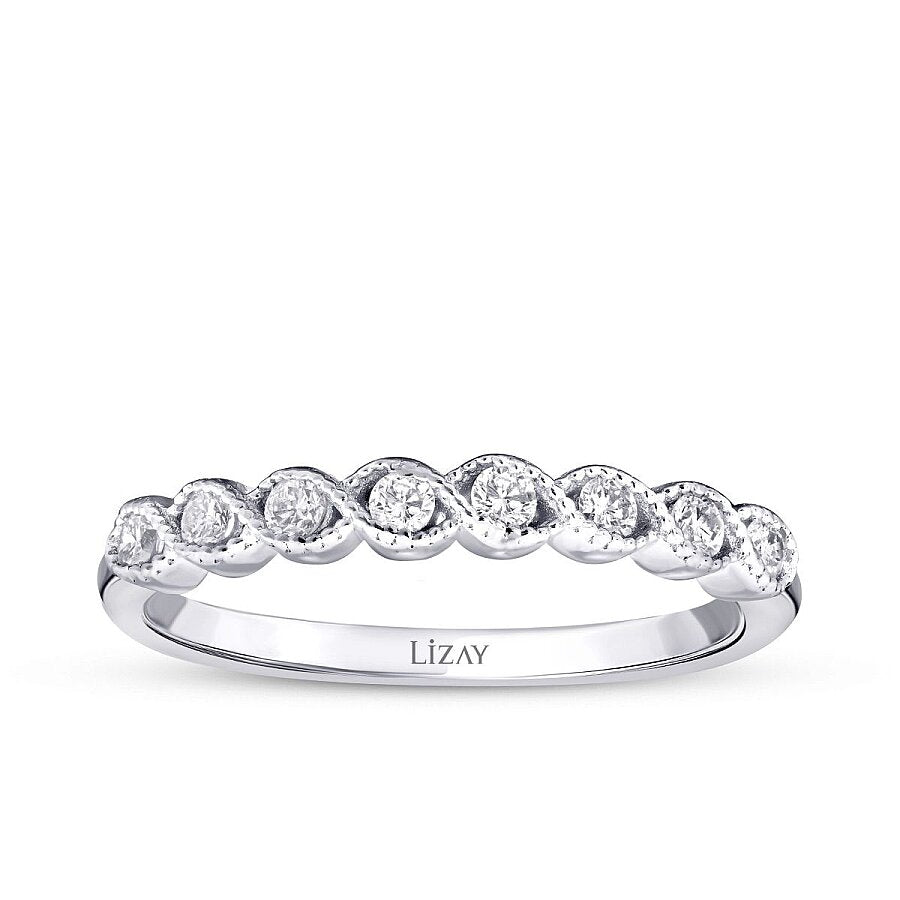 0,19 ct. Diamant Steinreihen Trend Ring