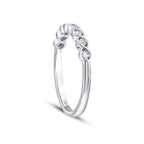 0,19 ct. Diamant Steinreihen Trend Ring