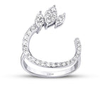 0,52 ct. Diamant Brillant Detailreiches Ring