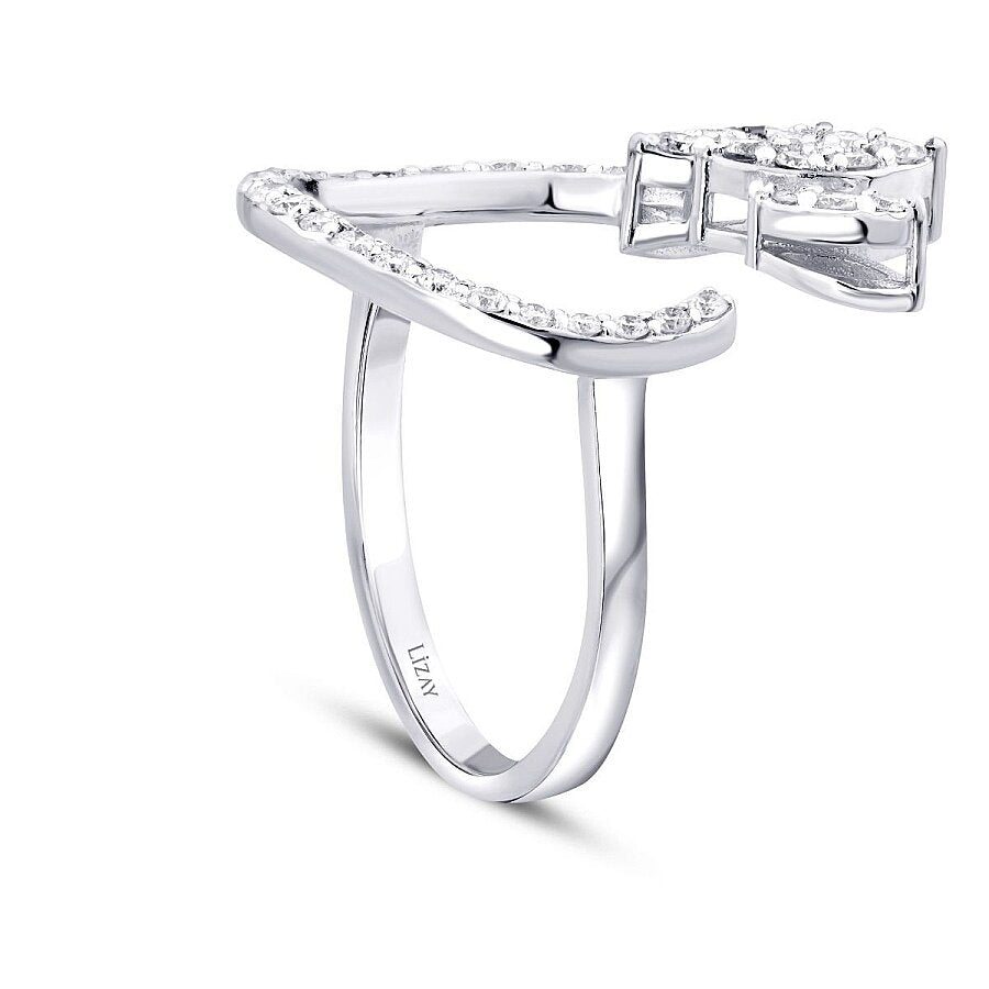0,52 ct. Diamant Brillant Detailreiches Ring