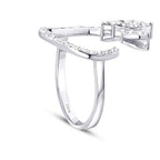 0,52 ct. Diamant Brillant Detailreiches Ring