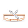 0,34 ct. Diamant Geometrisch Trend Ring